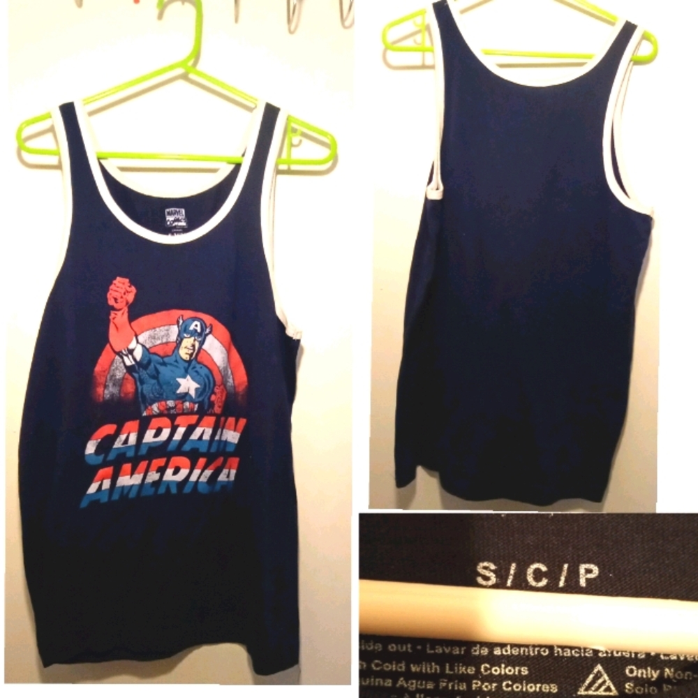 Exclusive Captain America Tank Top
